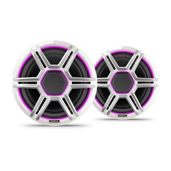 Fusion Apollo 6.5" LED Marine Speakers Sports White