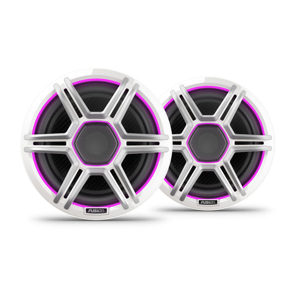 Fusion Apollo 7.7" LED Marine Speakers Sports White