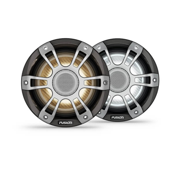 Fusion Signature Series 3i 6.5" Sports Grey Marine Coaxial Speakers